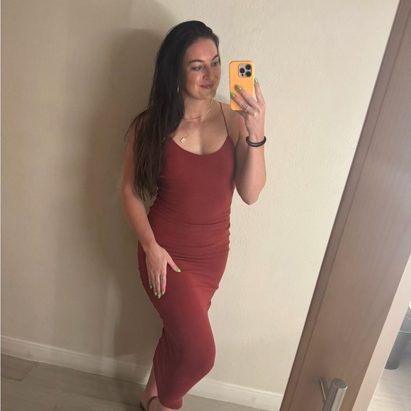 CSB Open Back Rib Maxi Dress - Picture 7 of 10